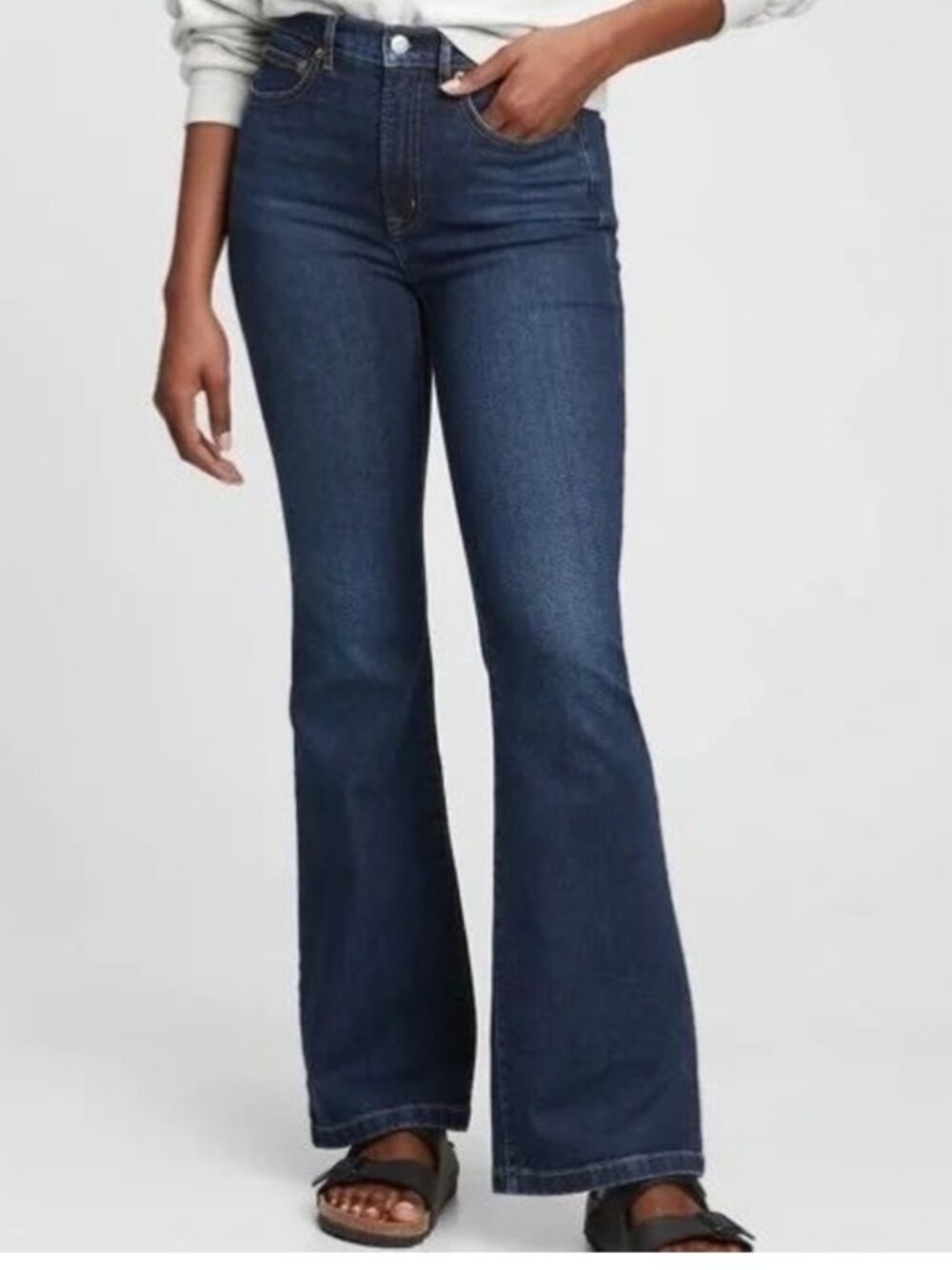 GAP flare blue jeans 25 stretch denim